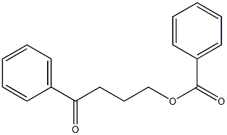 1-Butanone, 4-(benzoyloxy)-1-phenyl- 结构式