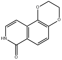 2,3-DIHYDRO-[1,4]DIOXINO[2,3-F]ISOQUINOLIN-7(8H)-ONE 结构式