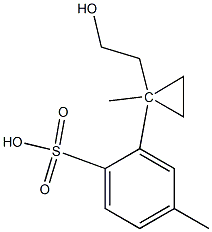 1-甲基环丙烷乙醇1-(4-甲基)苯磺酸酯 结构式
