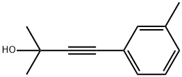 3-Butyn-2-ol, 2-methyl-4-(3-methylphenyl)- 结构式