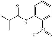 N-(2-硝基苯基)异丁酰胺 结构式