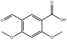 5-甲酰基-2,4-二甲氧基苯甲酸 结构式