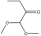 1,1-dimethoxybutan-2-one 结构式