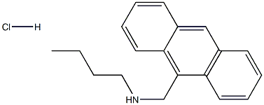 [(anthracen-9-yl)methyl](butyl)amine hydrochloride 结构式