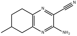 2-Quinoxalinecarbonitrile,3-amino-5,6,7,8-tetrahydro-6-methyl- 结构式