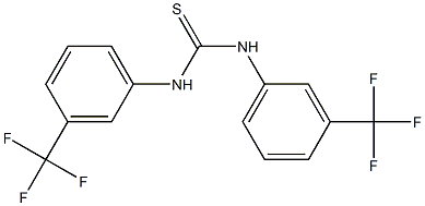 1,3-bis[3-(trifluoromethyl)phenyl]thiourea 结构式