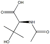 Valine, N-acetyl-3-hydroxy- 结构式