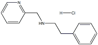 2-phenyl-N-(pyridin-2-ylmethyl)ethanamine:hydrochloride 结构式