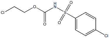 Carbamic acid,[(4-chlorophenyl)sulfonyl]-, 2-chloroethyl ester (9CI) 结构式