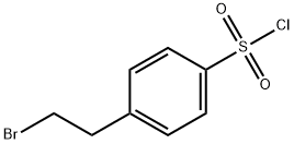 4-(2-bromoethyl)benzene-1-sulfonyl chloride 结构式