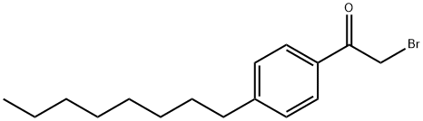 2-bromo-1-(4-octylphenyl)ethanone 结构式