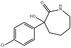 3-(4-chlorophenyl)-3-hydroxyazepan-2-one 结构式