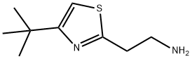 2-(4-叔丁基-2-噻唑基)乙胺 结构式