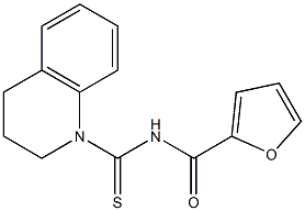 N-(3,4-dihydro-1(2H)-quinolinylcarbonothioyl)-2-furamide 结构式