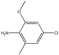 4-氯-2-甲氧基-6-甲基苯胺 结构式