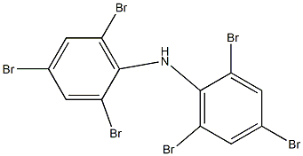 双(2,4,6-三溴苯基)胺 结构式