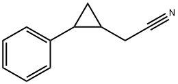 2-(2-苯基环丙基)乙腈 结构式