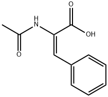 2-ACETAMIDO-3-PHENYLACRYLIC ACID 结构式