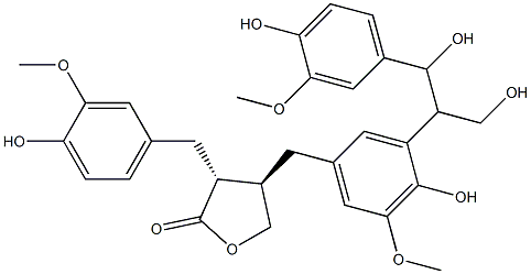 牛蒡酚C 结构式