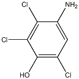 Phenol, 4-amino-2,3,6-trichloro- 结构式