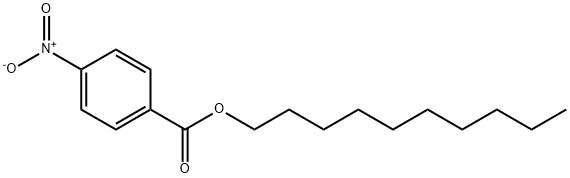 Benzoic acid, 4-nitro-, decyl ester 结构式