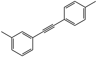 Benzene, 1-methyl-3-[(4-methylphenyl)ethynyl]- 结构式