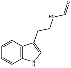 N-[2-(1H-吲哚-3-基)乙基]甲酰胺 结构式