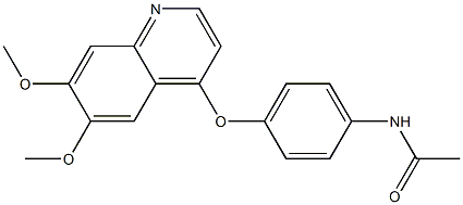 卡博替尼杂质38 结构式