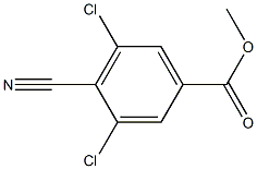 3,5-二氯-4-氰基苯甲酸甲酯 结构式