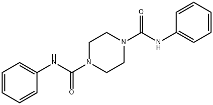 1,4-Piperazinedicarboxamide,N1,N4-diphenyl- 结构式