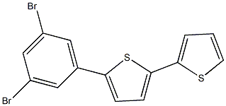 2,2'-Bithiophene, 5-(3,5-dibromophenyl)- 结构式