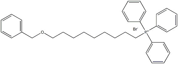 Phosphonium, triphenyl[9-(phenylmethoxy)nonyl]-, bromide 结构式