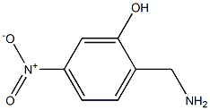 Phenol, 2-(aminomethyl)-5-nitro- 结构式