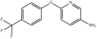 6-[4-(三氟甲基)苯氧基]吡啶-3-胺 结构式