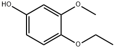 4-乙氧基-3-甲氧基苯酚 结构式