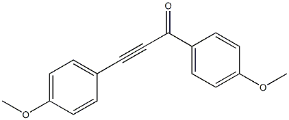 2-Propyn-1-one, 1,3-bis(4-methoxyphenyl)- 结构式