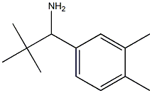 1-(3,4-DIMETHYLPHENYL)-2,2-DIMETHYLPROPAN-1-AMINE 结构式