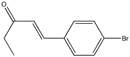 1-Penten-3-one, 1-(4-bromophenyl)- 结构式