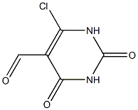 6-氯-2,4-二氧-1,2,3,4-四氢嘧啶-5-甲醛 结构式