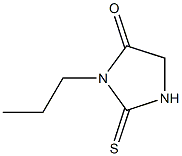 3-丙基-2-硫代-4-咪唑啉酮 结构式