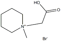 N-羧甲基-N- 甲基哌啶溴盐 结构式