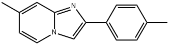 7-甲基-2-(对甲苯基)咪唑并[1,2-A]吡啶 结构式