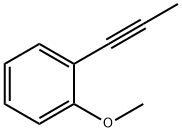 Benzene, 1-methoxy-2-(1-propynyl)- 结构式