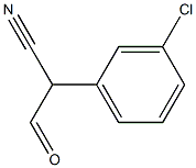2-(3-chlorophenyl)-3-oxopropanenitrile 结构式