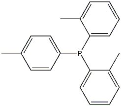 Phosphine, bis(2-methylphenyl)(4-methylphenyl)- 结构式