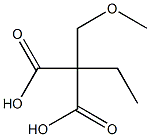 Propanedioic acid, ethyl(methoxymethyl)- 结构式