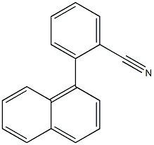 Benzonitrile, 2-(1-naphthalenyl)- 结构式