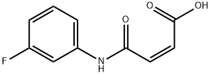 (Z)-4-((3-fluorophenyl)amino)-4-oxobut-2-enoic acid 结构式