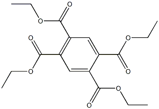 1,2,4,5-Benzenetetracarboxylicacid, 1,2,4,5-tetraethyl ester 结构式