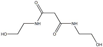 N1,N3-双(2-羟乙基)丙二酰胺 结构式